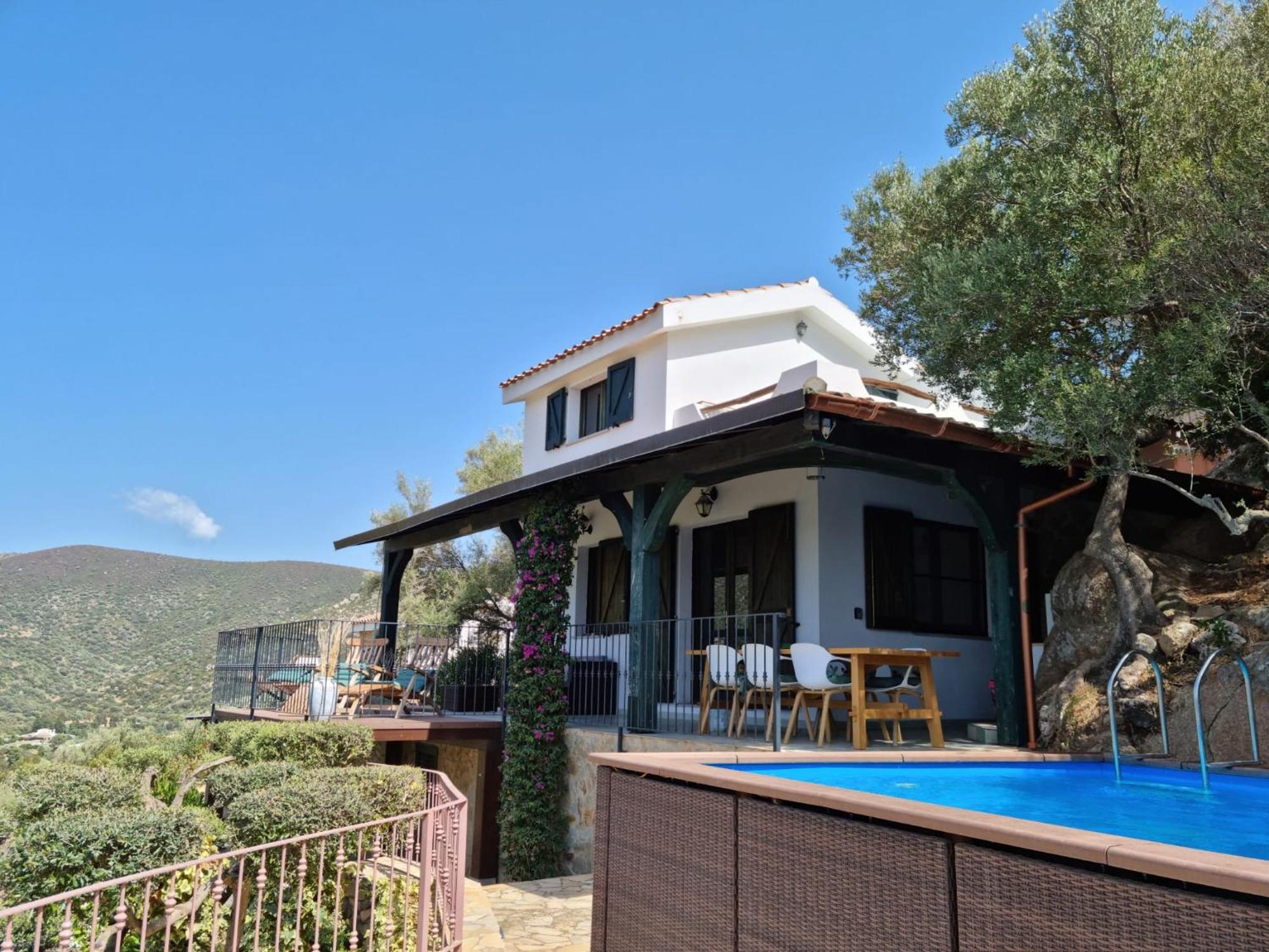 Villetta With Heated Pool And Panoramic View Torre delle Stelle Exterior foto
